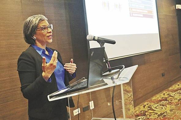 La gerente País de Manpower Group, Claudia Escobar, presentó la encuesta. La gerente País de Manpower Group, Claudia Escobar, presentó la encuesta.