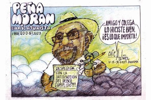 Homenaje a Peña Morán por Chic Martínez. Homenaje a Peña Morán por Chic Martínez.