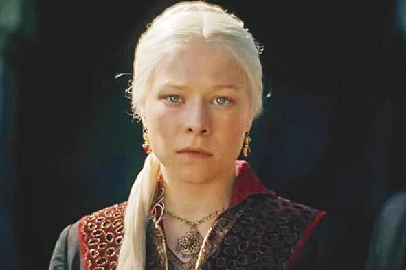 Rhaenyra Targaryen, interpretada por Emma D'arcy Rhaenyra Targaryen, interpretada por Emma D'arcy