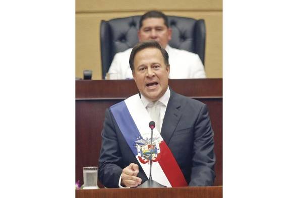El expresidente Juan Carlos Varela, en la Asamblea Nacional (2018). El expresidente Juan Carlos Varela, en la Asamblea Nacional (2018).
