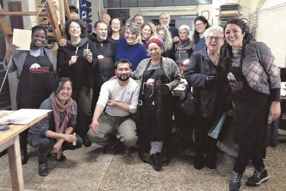 Equipo de L'Armadillo Atelier 51r en Florencia, Italia. Equipo de L'Armadillo Atelier 51r en Florencia, Italia.
