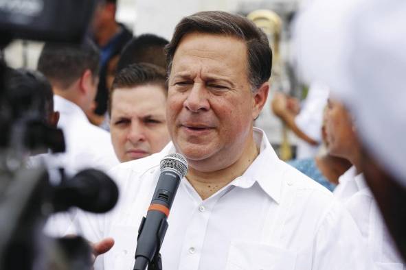Juan Carlos Varela, expresidente del país y del partido. Juan Carlos Varela, expresidente del país y del partido.