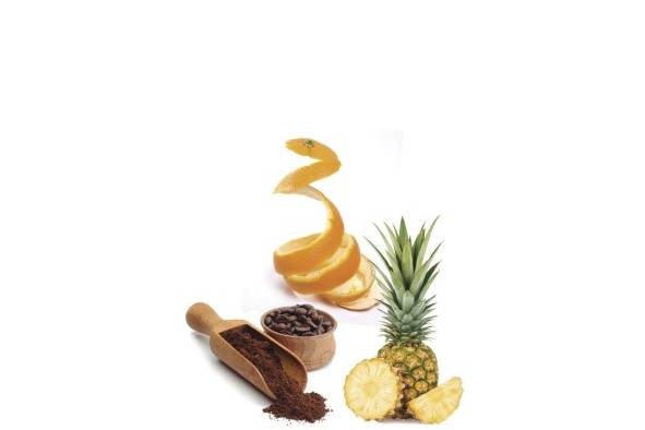 1. NARANJA Los profesionales sacan provecho a centenares de miles de toneladas de cáscaras de esta fruta y confeccionan ropa con su fibra natural. También utilizan la semilla de este producto cítrico en la industria textil.2.CAFÉLos posos de café (producto de desecho de la preparación) utilizados para crear la fibra son reciclados. Provienen regularmente de vendedores habituales. Esta práctica le da una segunda vida a los desechos. 3. PIÑA Piñatex es un cuero vegetal hecho de los residuos de las fibras de hoja de piña. Este material de fibra de piña ofrece una alternativa ecológica, sostenible. 1. NARANJA Los profesionales sacan provecho a centenares de miles de toneladas de cáscaras de esta fruta y confeccionan ropa con su fibra natural. También utilizan la semilla de este producto cítrico en la industria textil.2.CAFÉLos posos de café (producto de desecho de la preparación) utilizados para crear la fibra son reciclados. Provienen regularmente de vendedores habituales. Esta práctica le da una segunda vida a los desechos. 3. PIÑA Piñatex es un cuero vegetal hecho de los residuos de las fibras de hoja de piña. Este material de fibra de piña ofrece una alternativa ecológica, sostenible.