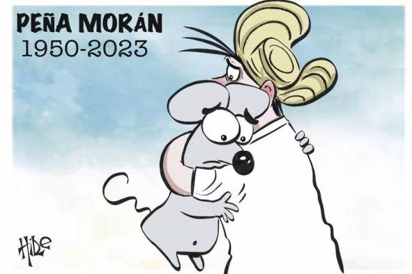 Homenaje a Peña Morán por Hilde. Homenaje a Peña Morán por Hilde.