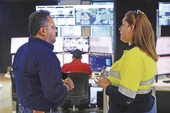 Minera Panamá trabaja con tecnología de alta gama. Minera Panamá trabaja con tecnología de alta gama.