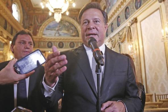 El expresidente Juan Carlos Varela El expresidente Juan Carlos Varela