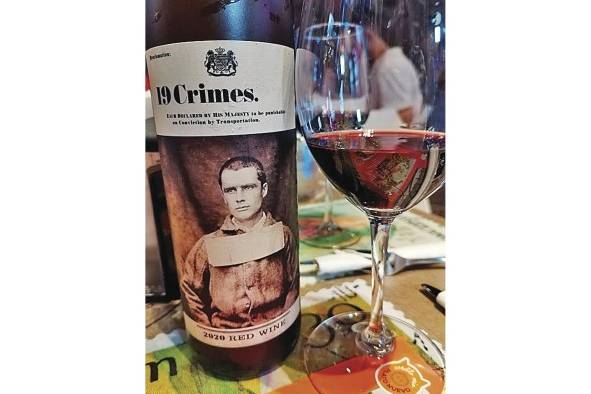 19 Crimes tinto, vino de Australia 19 Crimes tinto, vino de Australia