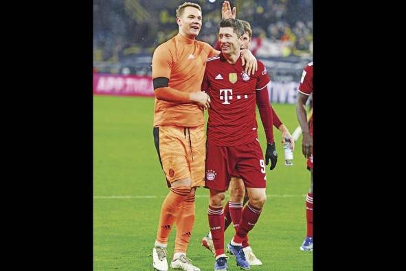 El poderoso Bayern Múnich tiene en el portero Manuel Neuer y el goleador Robert Lewandowski, un muro en el arco y un misil a la ofensiva. El poderoso Bayern Múnich tiene en el portero Manuel Neuer y el goleador Robert Lewandowski, un muro en el arco y un misil a la ofensiva.