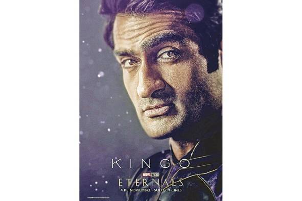 Kumail Nanjani hace su debut en el mundo Marvel como Kingo. Kumail Nanjani hace su debut en el mundo Marvel como Kingo.