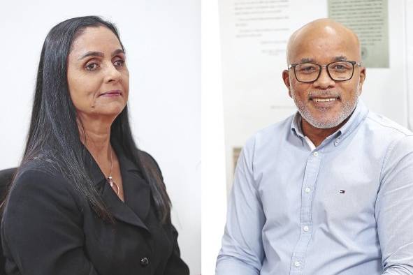 Eulogio Castillo (d) y Elodia Muñoz (i) aspiran a una curul en el 8-4. Eulogio Castillo (d) y Elodia Muñoz (i) aspiran a una curul en el 8-4.