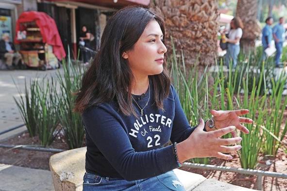 La 'dreamer' Itzel Estévez ofrece una entrevista a 'Efe', el pasado 22 de enero, en Ciudad de México. La 'dreamer' Itzel Estévez ofrece una entrevista a 'Efe', el pasado 22 de enero, en Ciudad de México.
