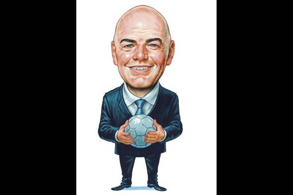 El abogado suizo Gianni Infantino, presidente de la FIFA El abogado suizo Gianni Infantino, presidente de la FIFA