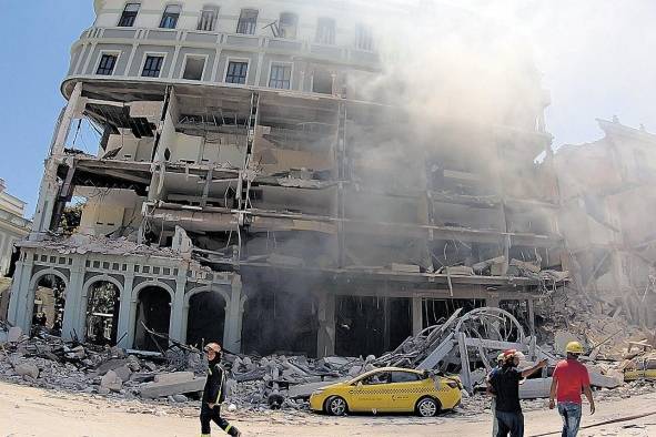 El viernes pasado se registró una explosión en el Hotel Saratoga de La Habana El viernes pasado se registró una explosión en el Hotel Saratoga de La Habana