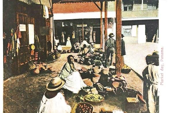 Día de mercado en Panamá. Día de mercado en Panamá.