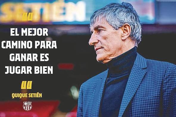 Quique Setién se ha comprometido a mejorar el fútbol desplegado por el Barcelona, tiene que demostrarlo con hechos. Quique Setién se ha comprometido a mejorar el fútbol desplegado por el Barcelona, tiene que demostrarlo con hechos.