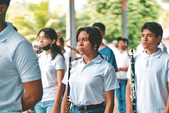 Integrantes de la banda de música del Centro Educativo Stella Sierra, en Arraiján, Panamá Oeste. Integrantes de la banda de música del Centro Educativo Stella Sierra, en Arraiján, Panamá Oeste.
