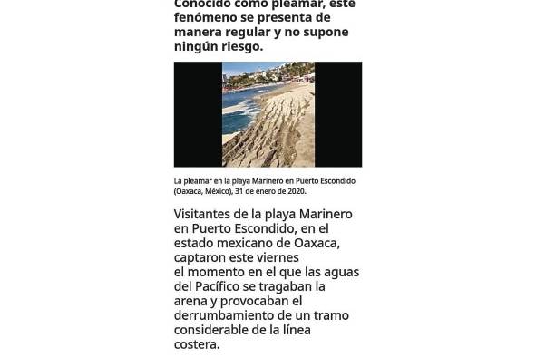 Playa, a consulta pública con poca información técnica Playa, a consulta pública con poca información técnica
