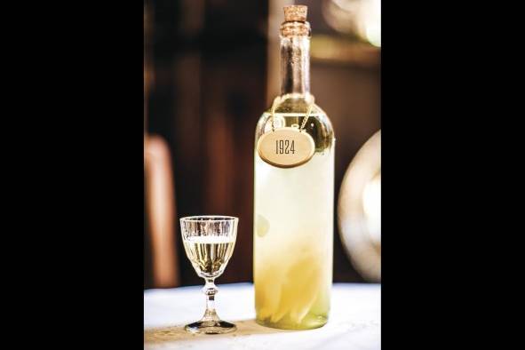 El tradicional vodka de limón El tradicional vodka de limón