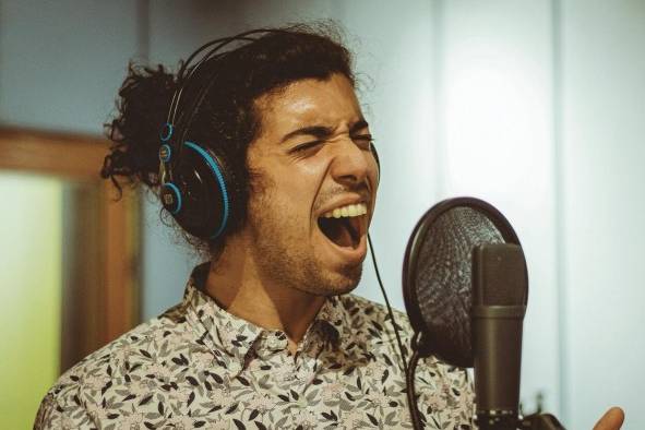 Vicente en el estudio de Chile Vicente en el estudio de Chile
