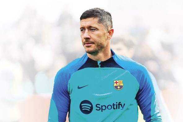 El delantero polaco del FC Barcelona Robert Lewandowski El delantero polaco del FC Barcelona Robert Lewandowski