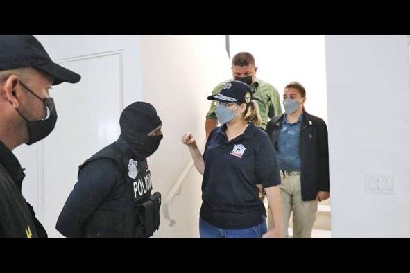 La Fiscalía de Drogas durante la operación “Fisher”. La Fiscalía de Drogas durante la operación “Fisher”.