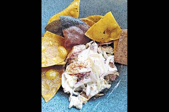 Ceviche de chicharrón Ceviche de chicharrón