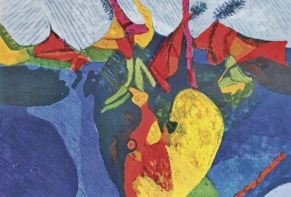 'Danzas', obra de la artista Teresa Icaza 'Danzas', obra de la artista Teresa Icaza