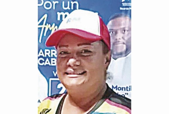 La candidata a alcalde Mily Palma La candidata a alcalde Mily Palma