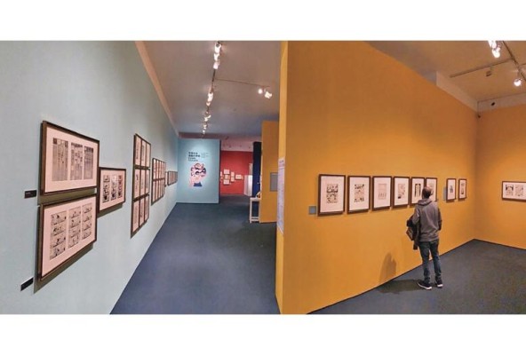 Vista de una de las salas de la exposición en Barcelona. Vista de una de las salas de la exposición en Barcelona.