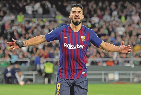 El delantero uruguayo del FC Barcelona, Luis Suárez. El delantero uruguayo del FC Barcelona, Luis Suárez.