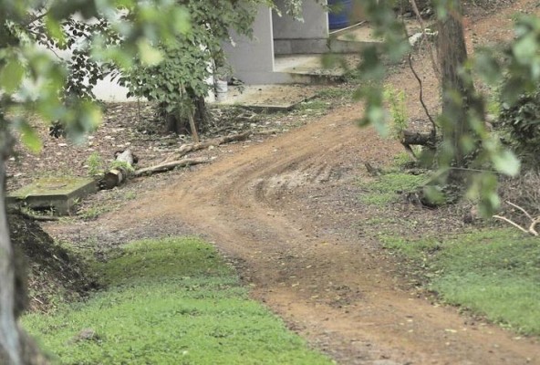 Camino sin pavimentar que dificulta el traslado. Camino sin pavimentar que dificulta el traslado.