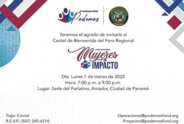 El foro 'Mujeres de impacto' será en el Parlatino, Amador. El foro 'Mujeres de impacto' será en el Parlatino, Amador.