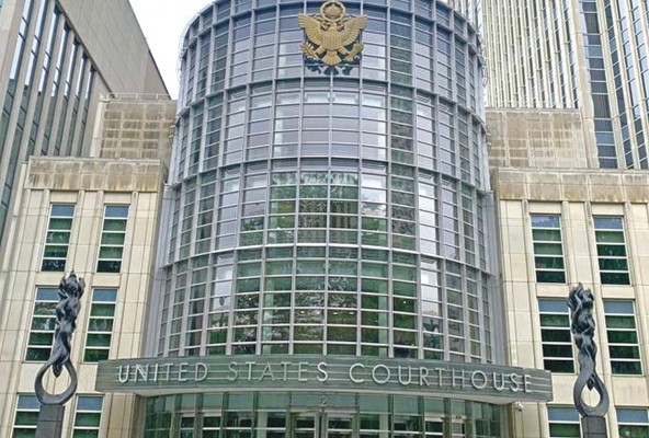 Corte del Distrito Este de Nueva York, Brooklyn, donde se efectuó la audiencia de sentencia Corte del Distrito Este de Nueva York, Brooklyn, donde se efectuó la audiencia de sentencia