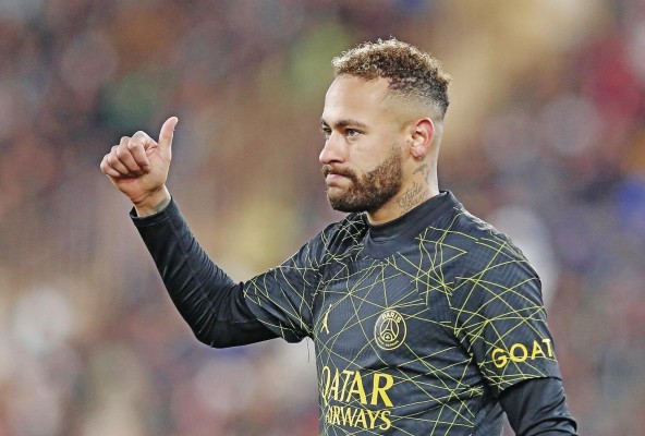 El delantero brasileño Neymar Jr. del PSG. El delantero brasileño Neymar Jr. del PSG.