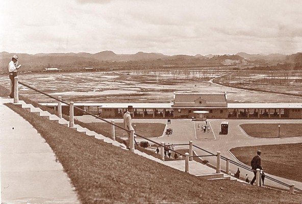 Reubicación Panamá Railroad. La nueva Balboa Station de Balboa Heights, Canal Zone. Reubicación Panamá Railroad. La nueva Balboa Station de Balboa Heights, Canal Zone.