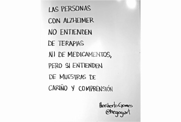 Reflexión del artista plástico Heriberto Gomes. Reflexión del artista plástico Heriberto Gomes.