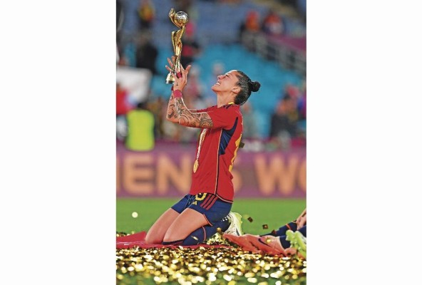 La futbolista española, Jennifer Hermoso. La futbolista española, Jennifer Hermoso.