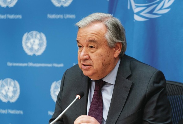 El secretario general de la ONU, António Guterres El secretario general de la ONU, António Guterres