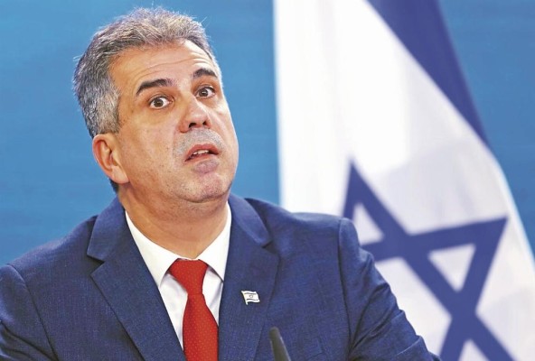 El ministro de Relaciones Exteriores de Israel, Eli Cohen El ministro de Relaciones Exteriores de Israel, Eli Cohen
