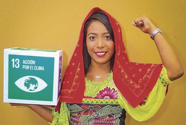 Huertas es embajadora de la Juventud por los Objetivos de Desarrollo Sostenible. Huertas es embajadora de la Juventud por los Objetivos de Desarrollo Sostenible.