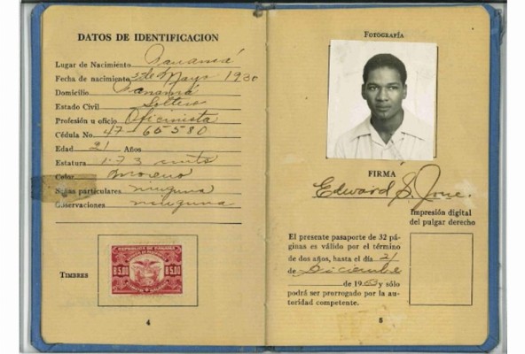 Imagen de Pasaporte emitido en 1950 Imagen de Pasaporte emitido en 1950