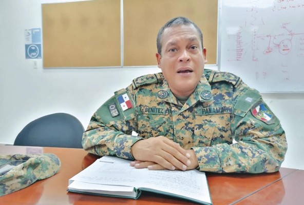 Feliciano Benítez, comisionado del Senafront. Feliciano Benítez, comisionado del Senafront.