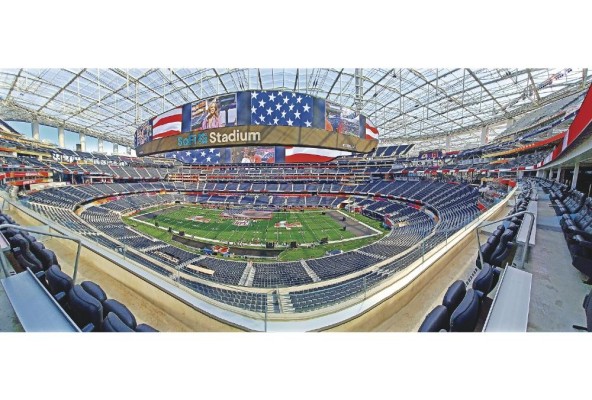 Inaugurado en 2020, el SoFI Stadium es el escenario más moderno y costoso de Estados Unidos. En él se realizarán las ceremonias de apertura y clausura de los Juegos Olímpicos Los Ángeles 2028. Inaugurado en 2020, el SoFI Stadium es el escenario más moderno y costoso de Estados Unidos. En él se realizarán las ceremonias de apertura y clausura de los Juegos Olímpicos Los Ángeles 2028.