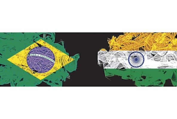 Brasil e India parecen ser las únicas naciones dentro del BRICS que mantienen apariencias, según el público que tengan enfrente. Brasil e India parecen ser las únicas naciones dentro del BRICS que mantienen apariencias, según el público que tengan enfrente.
