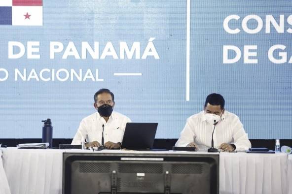 El presidente de Panamá, Laurentino Cortizo, junto al vicepresidente, José Gabriel Carrizo El presidente de Panamá, Laurentino Cortizo, junto al vicepresidente, José Gabriel Carrizo