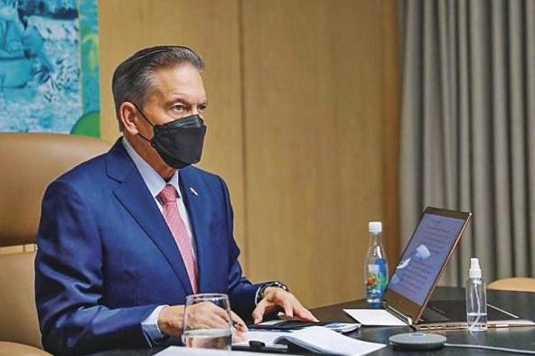 El presidente de Panamá, Laurentino Cortizo El presidente de Panamá, Laurentino Cortizo