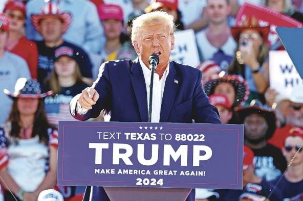 Donald Trump, expresidente de Estados Unidos procesado por el asalto al Capitolio. Donald Trump, expresidente de Estados Unidos procesado por el asalto al Capitolio.