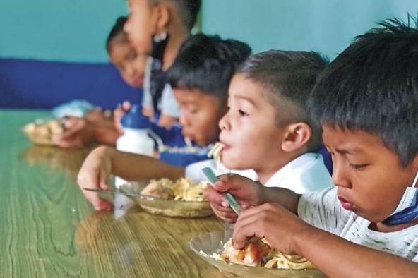 Niños de la escuela Alto Jaramillo de Boquete. Niños de la escuela Alto Jaramillo de Boquete.