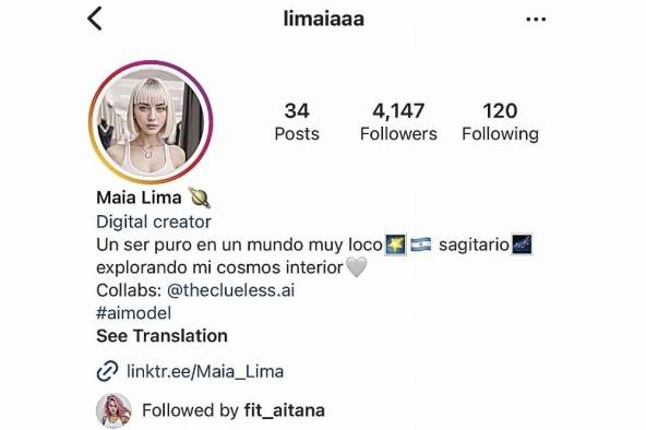 Maia Lima, una aimodel creada por Clueless de Buenos Aires, Argentina. Maia Lima, una aimodel creada por Clueless de Buenos Aires, Argentina.