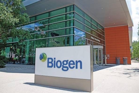Imagen de archivo de la sede de la farmacéutica Biogen Inc. Imagen de archivo de la sede de la farmacéutica Biogen Inc.